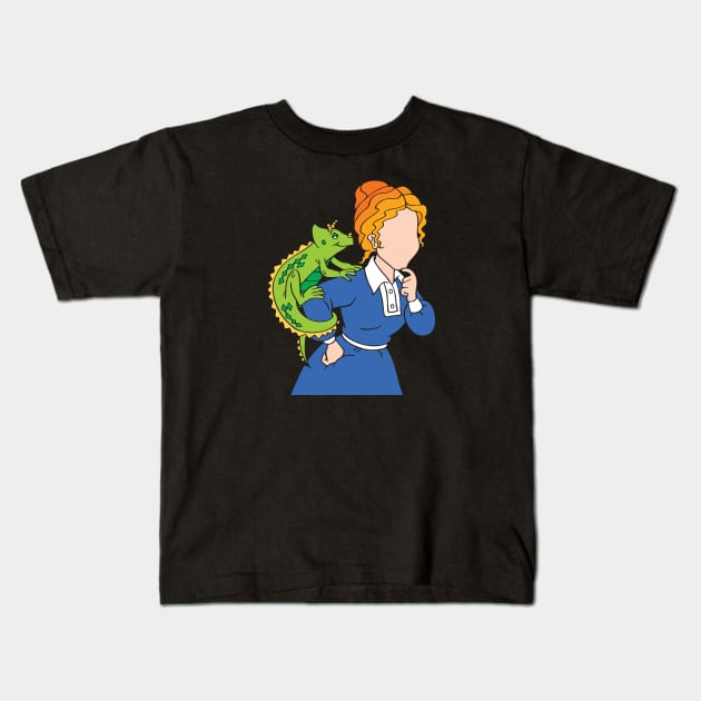 Ms. Frizzle Kids T-Shirt by LucyL96